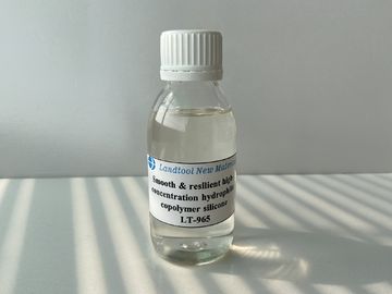 자연 섬유 완료를 위한 고분자 중량 실리콘 연화제 투명한 액체